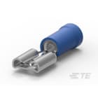 Te Connectivity (EX TYCO SIMEL) - Clip FASTON Bleu pour languette 6,3 x 0,8mm-Section: 1 à 2,5mm²-Laiton étamé