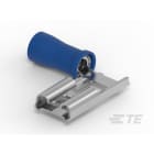 Te Connectivity (EX TYCO SIMEL) - Clip FASTON drapeau Bleu pour languette 6,3 x 0,8mm-S: 1 à 2,5mm²-Laiton étamé