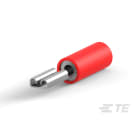 Te Connectivity (EX TYCO SIMEL) - Clip FASTON Rouge pour languette 2,8 x 0,5mm-Section: 0,3 à 1,5mm²-Laiton étamé