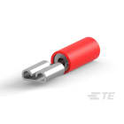 Te Connectivity (EX TYCO SIMEL) - Clip FASTON Rouge pour languette 4,8 x 0,5mm-Section: 0,3 à 1,5mm²-Laiton étamé