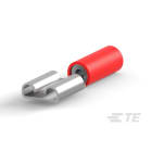 Te Connectivity (EX TYCO SIMEL) - Clip FASTON Rouge pour languette 6,3x0,8mm-S: 0,3 à 1,5mm²-Bronze phosphor étamé