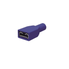Te Connectivity (EX TYCO SIMEL) - Clip FASTON Bleu-Section: 1 à 2,5mm²-Clip tout isolé 6,3 x 0,8mm - Laiton étamé