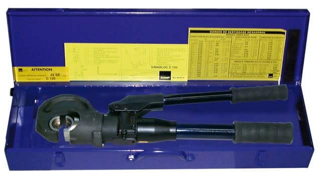 Te Connectivity (EX TYCO SIMEL) - Coffret métal vide pour pince à sertir Simabloc C120+ et emplacements matrices