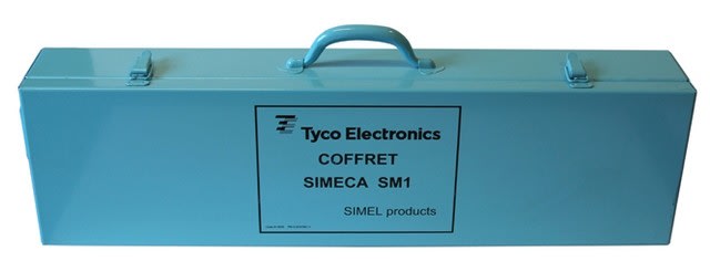 Te Connectivity (EX TYCO SIMEL) - Coffret métal vide pour pince à sertir Simeca et 9 emplacements matrices