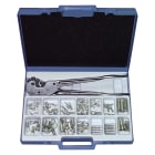 Te Connectivity (EX TYCO SIMEL) - Pince à sertir Unilec en coffret + assortiment XCT 6 à 70mm² et XG7T 16 à 70mm²