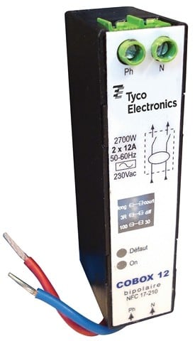 Te Connectivity (EX TYCO SIMEL) - DDA Cobox 12-Protection différentielle à rearmement automatique pour boîtiers EP