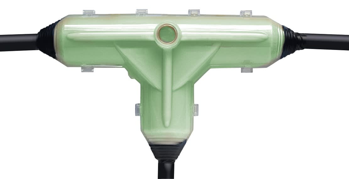 Te Connectivity (EX TYCO SIMEL) - PXE-TU1-GD-Trousse en T-Résine verte GUROFLEX-5x1,5 à 10mm²-Sans connecteur