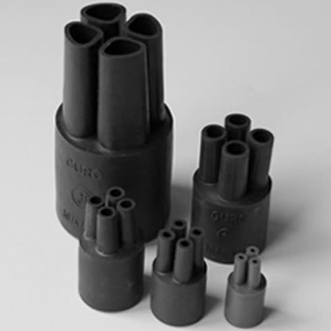 Te Connectivity (EX TYCO SIMEL) - Extrémité en élastomère "à froid" pour câble BT 5 conducteurs de 6mm²