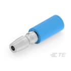 Te Connectivity (EX TYCO SIMEL) - Fiche cylindrique mâle préisolée 4mm PIDG Bleu 1 à 2,6mm²