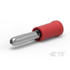 Te Connectivity (EX TYCO SIMEL) - Fiche cylindrique mâle préisolée 3mm PIDG Rouge 0,25 à 1,6mm²