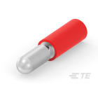 Te Connectivity (EX TYCO SIMEL) - Fiche cylindrique mâle préisolée 4mm PIDG Rouge 0,25 à 1,6mm²