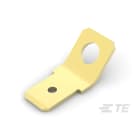 Te Connectivity (EX TYCO SIMEL) - Languette FASTON nue à visser 45 degrés-6,3 x 0,8mm-Bornage: 4,1mm-Laiton nu