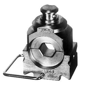 Te Connectivity (EX TYCO SIMEL) - Matrice 13 UE 140/2x9 pour cosse alu-cuivre courte ACX 35-50mm² (tête 13 Tonnes)