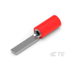 Te Connectivity (EX TYCO SIMEL) - PGL 1,5-11-Cosse préisolée à embout plat cranté 3x11mm-Rouge-Section:0,25-1,6mm²
