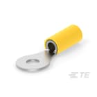 Te Connectivity (EX TYCO SIMEL) - PIDGC 6-6-Cosse préisolée renforcée plage ronde-Jaune-2,6 à 6,6mm²-Bornage: 6mm