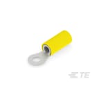 Te Connectivity (EX TYCO SIMEL) - PIDGC 6-4-Cosse préisolée renforcée plage ronde-Jaune-2,6 à 6,6mm²-Bornage: 4mm