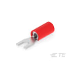 Te Connectivity (EX TYCO SIMEL) - PIDGU 1,5-2,5/5-Cosse préisolée renfor fourche-Rouge-0,25-1,6mm²-Born: 2,5-L:5mm