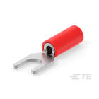 Te Connectivity (EX TYCO SIMEL) - PIDGU 1,5-4/7-Cosse préisolée renforcée fourche-Rouge-0,25-1,6mm²-Born:4mm-L:7mm