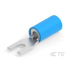 Te Connectivity (EX TYCO SIMEL) - PIDGU 2,5-2/6-Cosse préisolée renforcée fourche-Bleu-1-2,6mm²-Born: 2,6mm-La:6mm