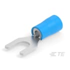 Te Connectivity (EX TYCO SIMEL) - PIDGU 2,5-5/9-Cosse préisolée renforcée fourche-Bleu-1-2,6mm²-Born: 5mm-Larg:9mm
