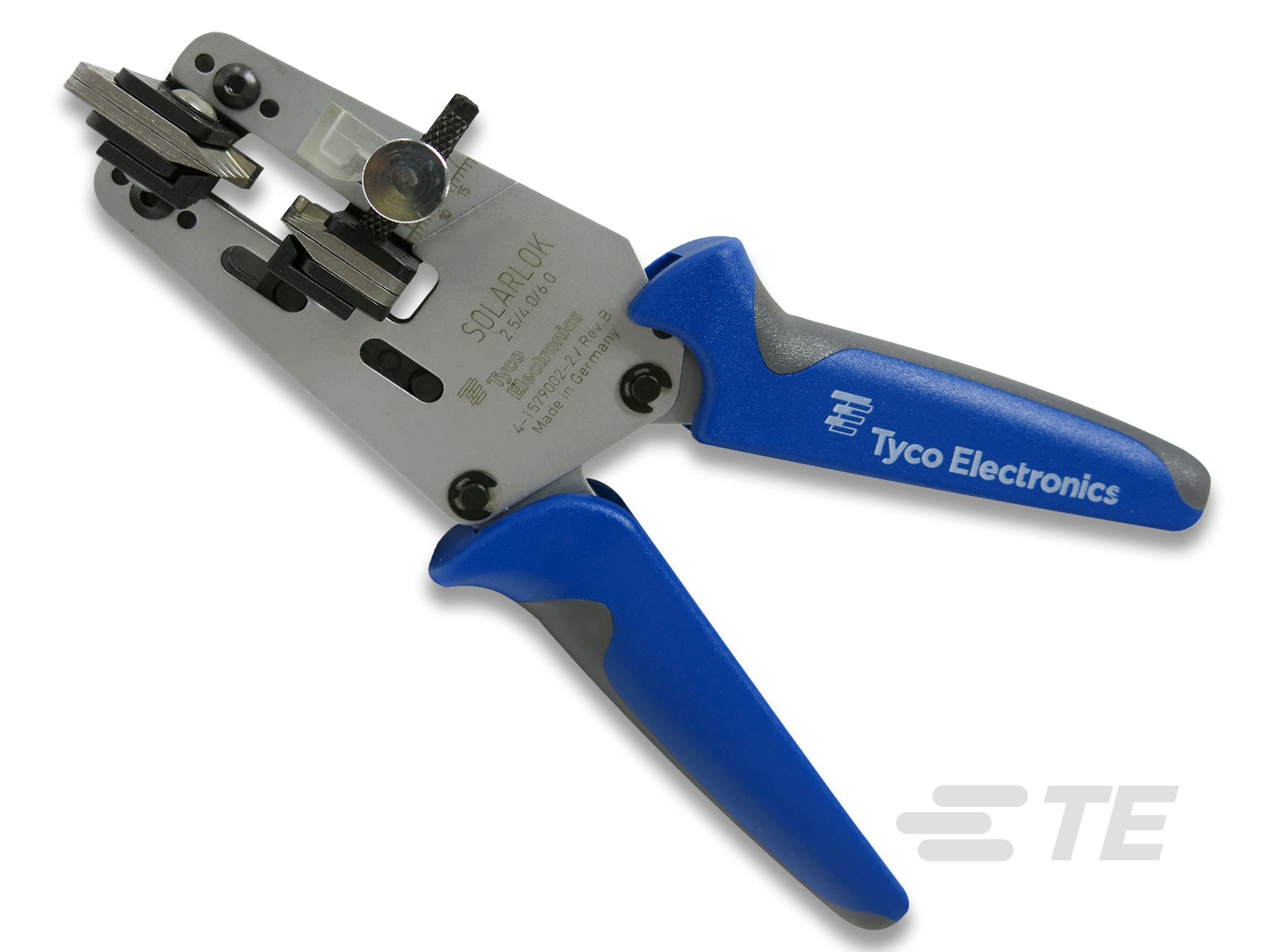 Te Connectivity (EX TYCO SIMEL) - Pince manuelle à dénuder pour câble photovoltaïque-Sections: 2,5-4-6mm²