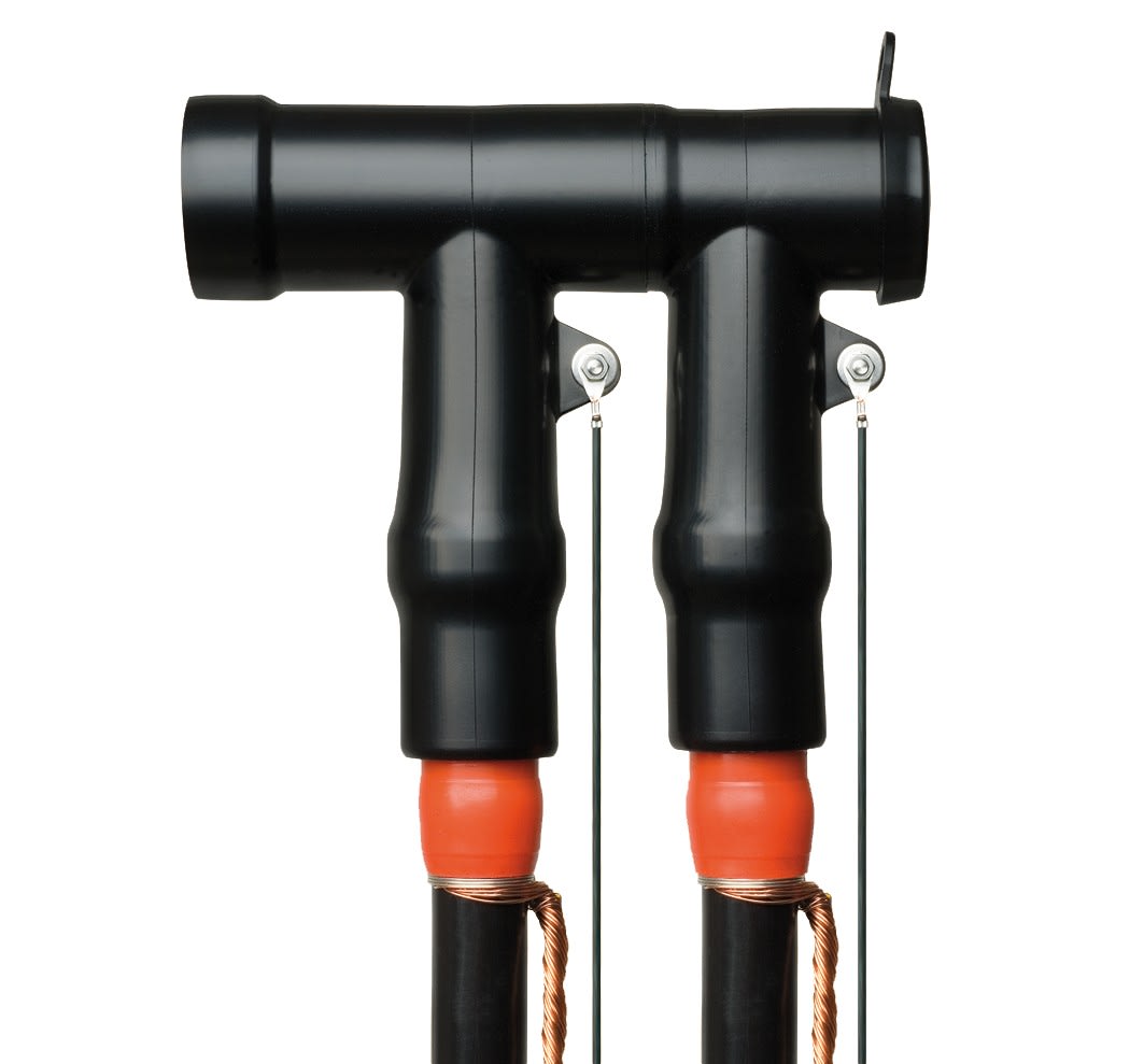 Te Connectivity (EX TYCO SIMEL) - RSTI-CC-5854-RSM-Ens de 3 connect gigognes séparable équerre 24kV 630A 95/240mm²