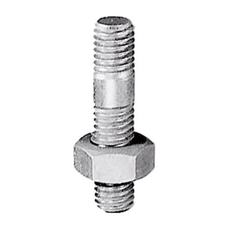 Te Connectivity (EX TYCO SIMEL) - Tige acier ferrure M8/125 + un écrou-Longueur totale: 32mm (21mm + 8mm)