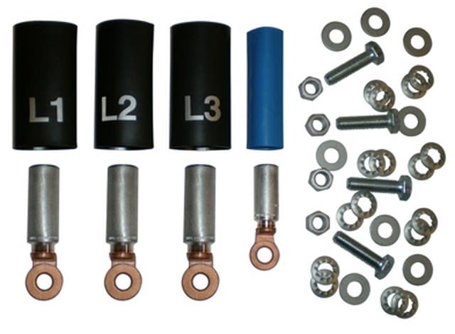 Te Connectivity (EX TYCO SIMEL) - Kit 4 cosses alu-cuivre XCX 95/50 + boulon + manchon thermo pour TUR-6982013