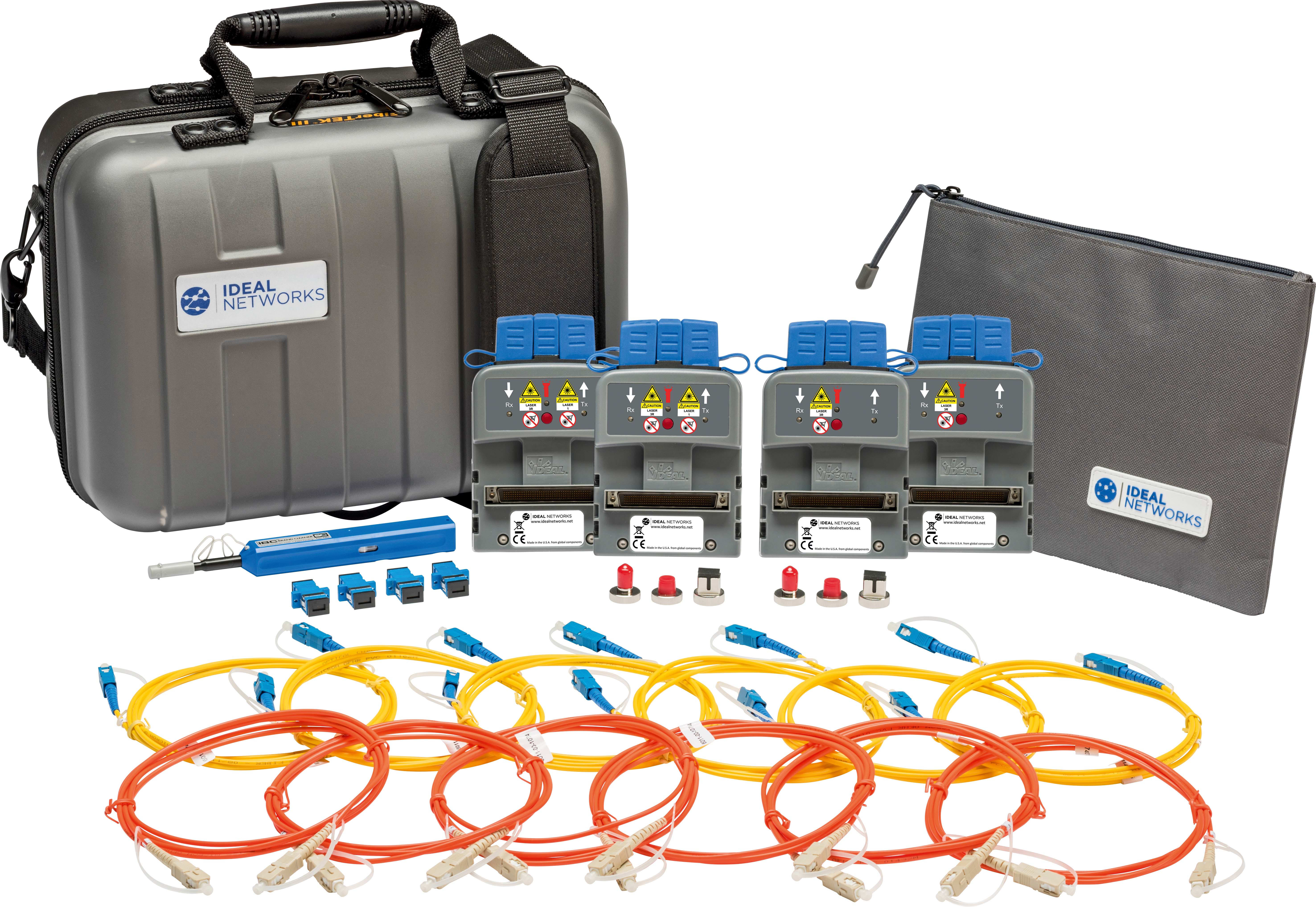 Trend Networks - 1 FiberTEK IV MM SM : Kit de 4 mod.  fibre photo. multi et mono pour LanTEK IV