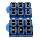 Trend Networks - Kit de 12 adaptateurs distants RJ45 (#1 - #12)