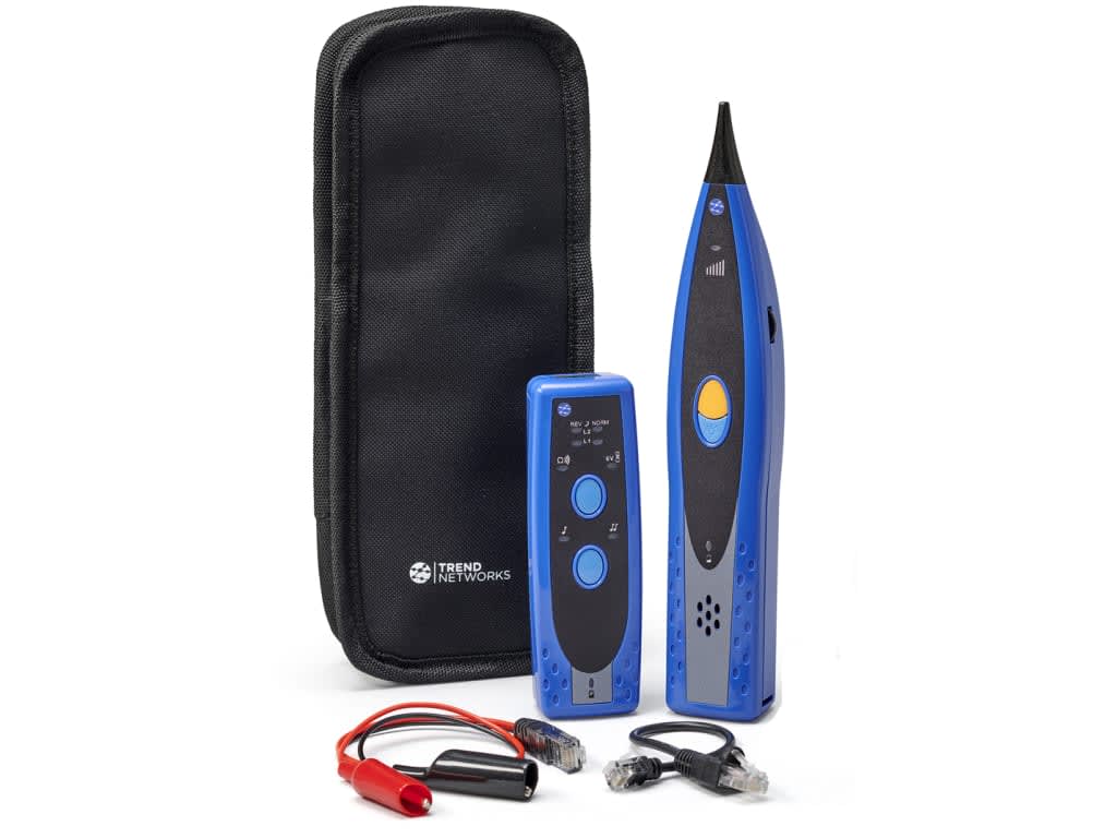 Trend Networks - Kit traceur sonore pour câbles cuivre : un générateur tonalité et une sonde amp.