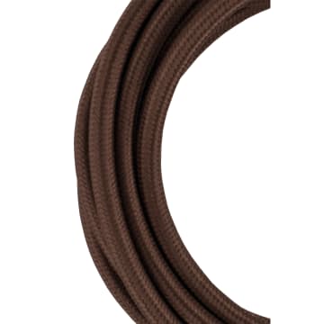 Serre-cable Plafond-Mur en plastique tube Noir pour cable textile