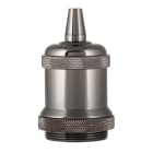 Bailey - Douille "Retro" aluminium E27 Gaine noir et serre-câble M10