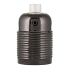 Bailey - Douille Métal Screw E27 Noir striée à l'extérieur M10 CLI Max 60W