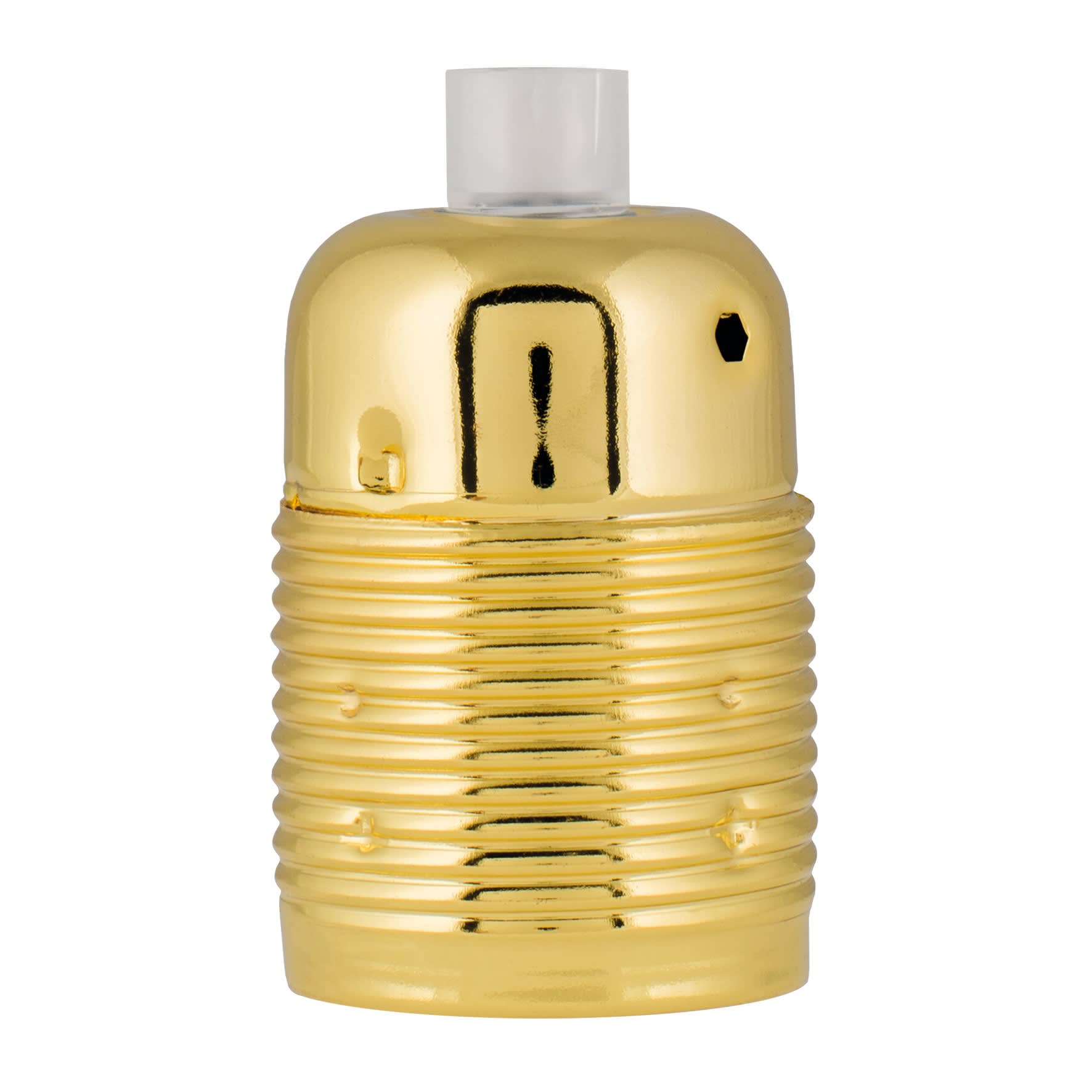 Bailey - Douille Métal Screw E27 Dorée striée à l'extérieur M10 CLI Max 60W