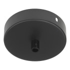 Bailey - Rosace en Métal Noir 100x25mm avec serre-câble plastique noir