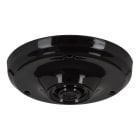 Bailey - Rosace en Porcelaine Noir 100x33mm avec serre-câble