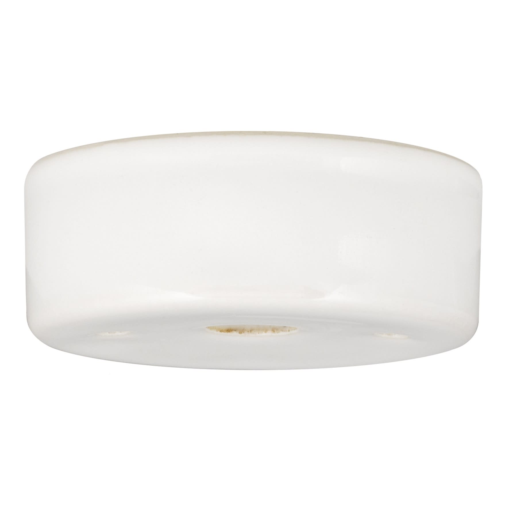 Bailey - Rosace en Porcelaine Blanc 80x30mm Rosace multiple pour 1 à 5 câbles