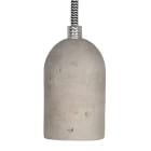 Bailey - Suspension E27 Douille Béton 1.5 mètre Câble Textile Noir/Blanc