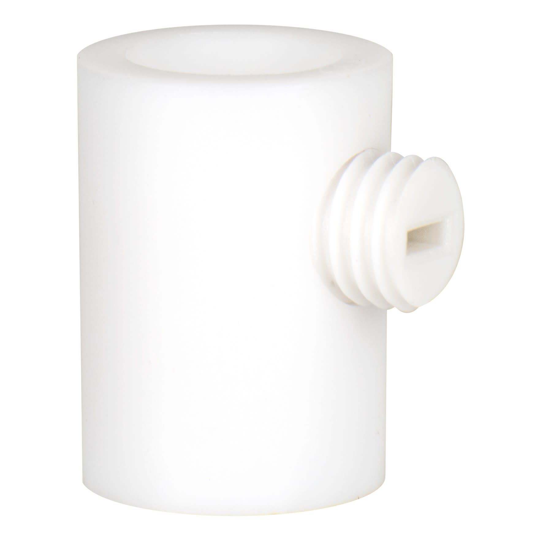 Bailey - Serre-câble plastique droite Blanc M10 Femelle 10 pièces