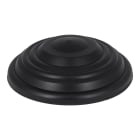 Bailey - SmartCup Large Noir RAL9005 Mat Polypropylène (PP) rosace pour 1-4 cables