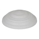 Bailey - SmartCup Large Blanc Pur RAL9010 Mat Polypropylène rosace pour 1-4 cables