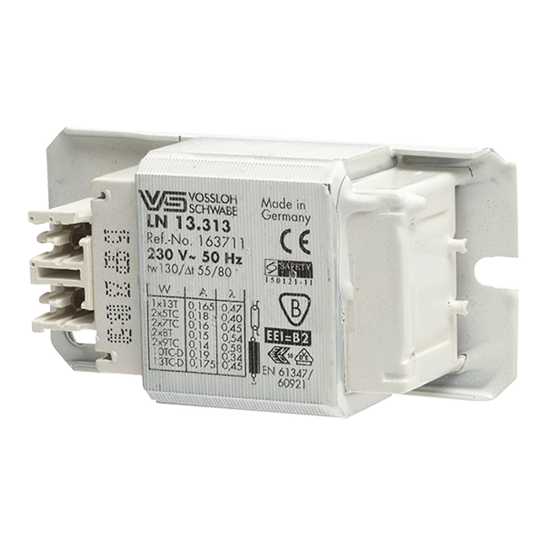 Bailey - VS 163711 Ballast conventionnel pour fluos 2 x 5 à 9W ou 1 x 10 à 13W