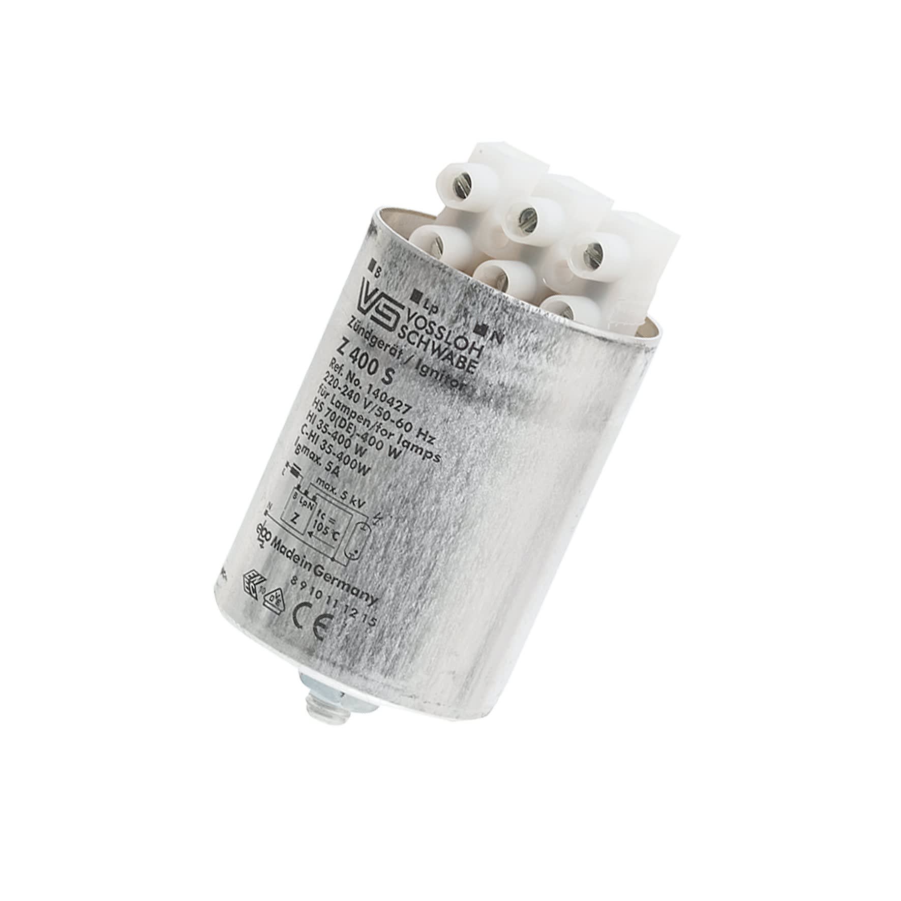 Bailey - VS Z 400S Amorceur Boîtier en aluminium 240V pour SHP et HI max 400W Vossloh