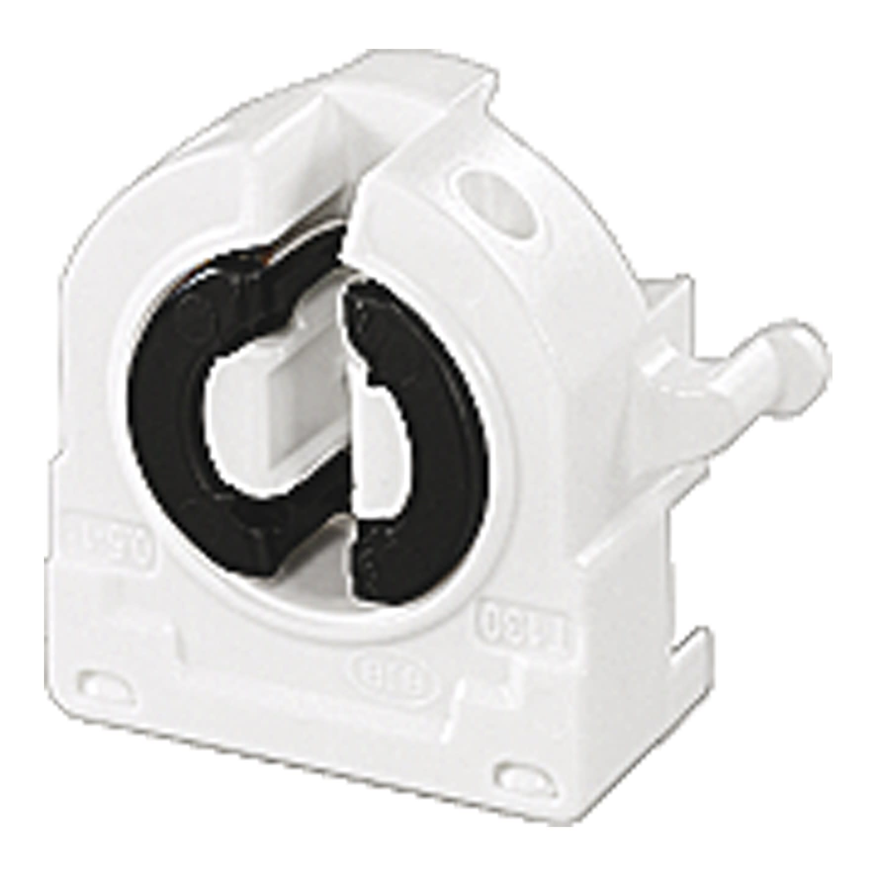 Bailey - BJB 26.422.1013.50 Douille G13 pour tubes fluos/LED T8 pastilles LT 13mm Clips