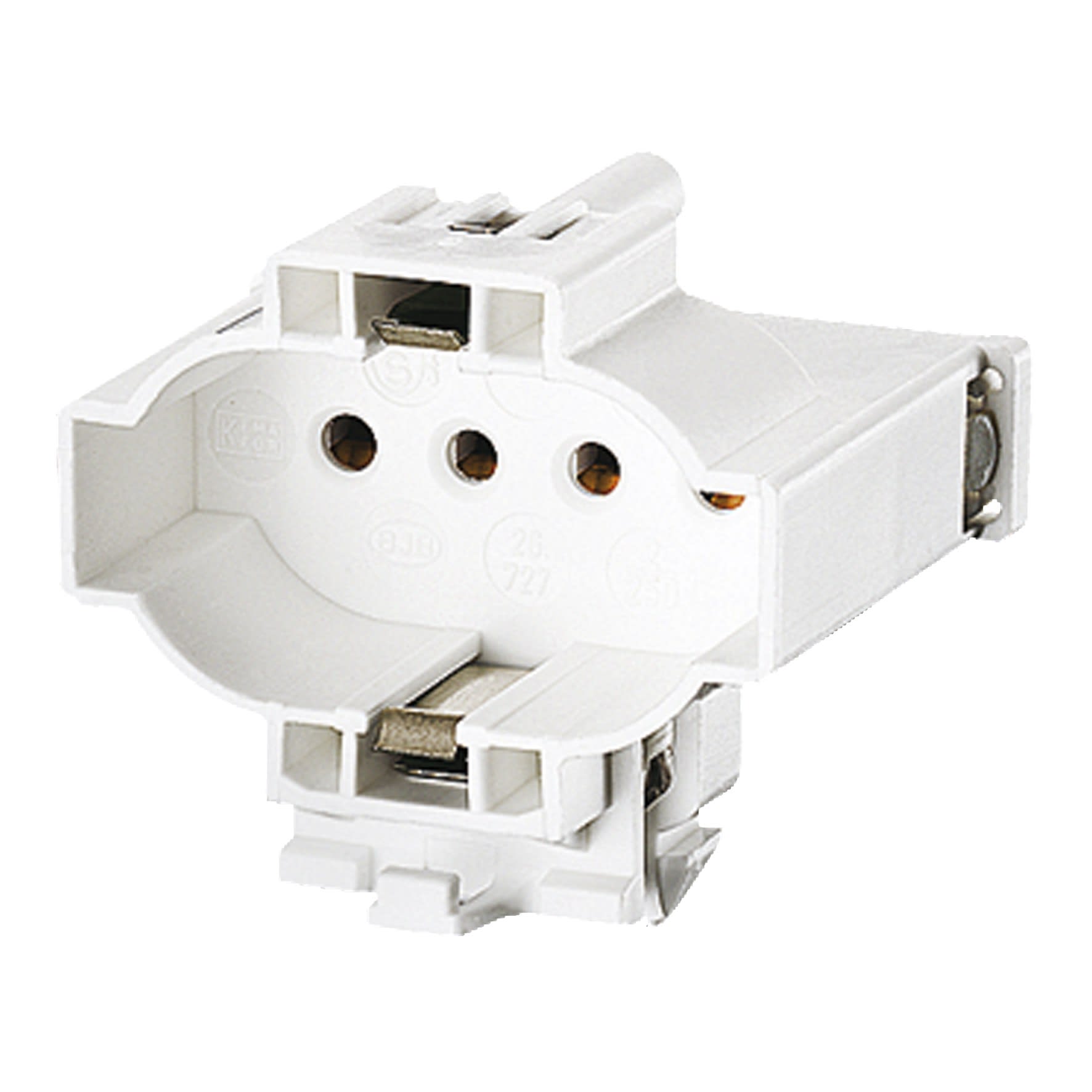 Bailey - BJB 26.727.8332.50 Douille fluocompactes / LED 2G7 Pied à clipser 10x20mm