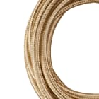 Bailey - Câble Textile 3 mètres Champagne Métallique 2x0.75mm²