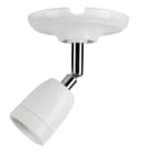 Bailey - Plafonnier / Applique murale en Porcelaine L E27 Blanc 105x146mm orientable