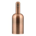 Bailey - Douille Bouteille aluminium E27 Gaine cuivre antique et serre-câble M10