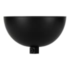 Bailey - Rosace en Métal Bowl Noir 100x50mm avec serre-câble plastique noir